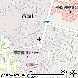 北日本銀行西青山支店 ＡＴＭ周辺の地図