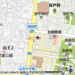 秋田県秋田市旭北栄町4周辺の地図