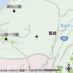 岩手県盛岡市上田狐森34周辺の地図