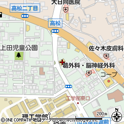 はま寿司盛岡上田店周辺の地図