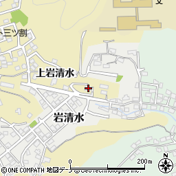 岩手県盛岡市三ツ割上岩清水84周辺の地図