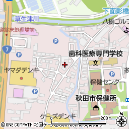 株式会社ナカノアイシステム秋田支店周辺の地図