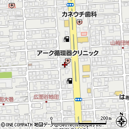 秋田県秋田市広面谷地沖25周辺の地図