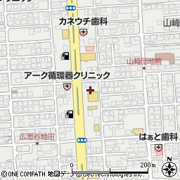 秋田県秋田市広面谷地沖12周辺の地図
