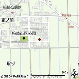 秋田県秋田市下北手松崎碇り6-13周辺の地図