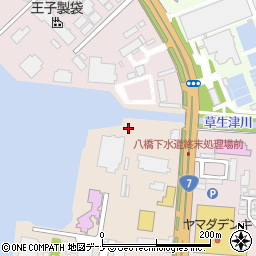 秋田県秋田市川尻町大川反233-76周辺の地図