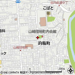 秋田県秋田市広面釣瓶町周辺の地図