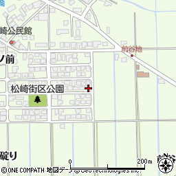 秋田県秋田市下北手松崎碇り6-2周辺の地図