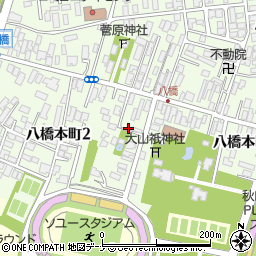 玉の井稲荷神社周辺の地図