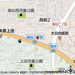 ゲオ　盛岡高松店周辺の地図