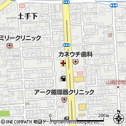 ワークマンプラス秋田広面店周辺の地図