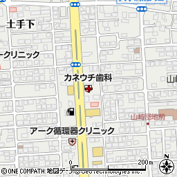 Ｋ．Ｄ．Ｃカネウチ歯科医院周辺の地図