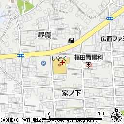 秋田銀行いとく秋田東店 ＡＴＭ周辺の地図