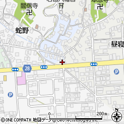 秋田県秋田市広面昼寝6周辺の地図