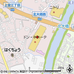 大阪王将 上堂店周辺の地図