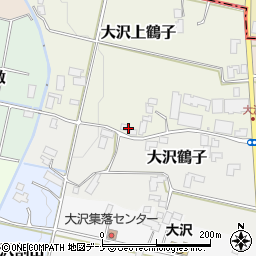 岩手県滝沢市大沢上鶴子31周辺の地図