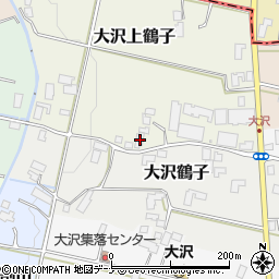 岩手県滝沢市大沢上鶴子36周辺の地図