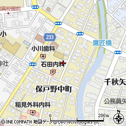 日本聖公会秋田聖救主教会周辺の地図