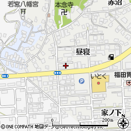 秋田県秋田市広面昼寝47周辺の地図
