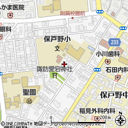 〒010-0911 秋田県秋田市保戸野すわ町の地図