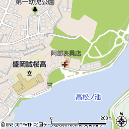 高松亭周辺の地図