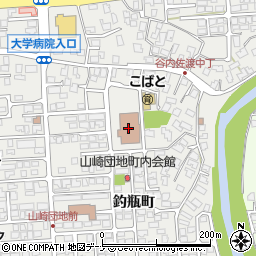 秋田市役所市民生活部　東部市民サービスセンター・施設利用受付周辺の地図