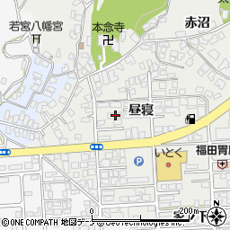 秋田県秋田市広面昼寝49周辺の地図