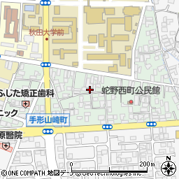 秋田市民葬祭周辺の地図