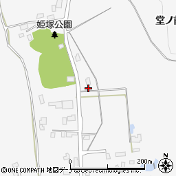 秋田県仙北市田沢湖生保内堂ノ前周辺の地図