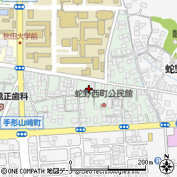 秋田県秋田市手形山崎町周辺の地図