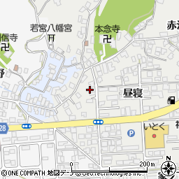 秋田県秋田市広面昼寝63周辺の地図