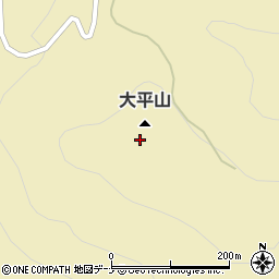 大平山周辺の地図