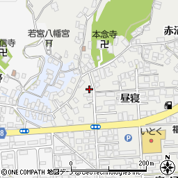 秋田県秋田市広面昼寝61周辺の地図