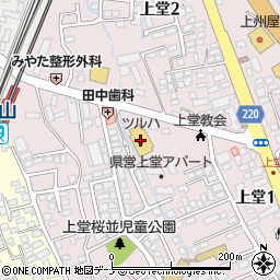 ツルハドラッグ盛岡上堂店周辺の地図