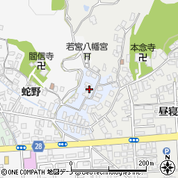 秋田県秋田市蛇野25周辺の地図
