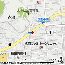 三吉神社入口周辺の地図