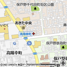 桧家住宅　秋田展示場周辺の地図