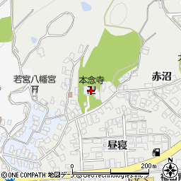 本念寺周辺の地図