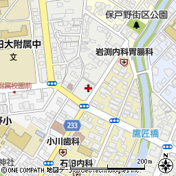 秋田県秋田市保戸野原の町1-11周辺の地図