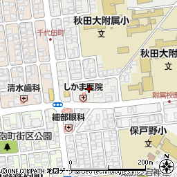 秋田県秋田市保戸野原の町8-34周辺の地図