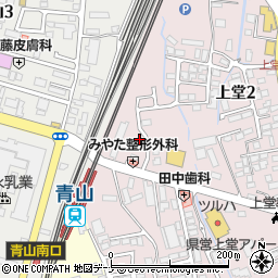 リリィ薬局盛岡北店周辺の地図