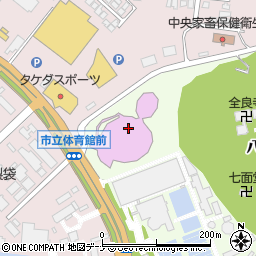 ＣＮＡアリーナ★あきた（秋田市立体育館）周辺の地図