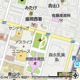青山児童公園周辺の地図