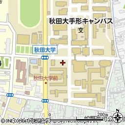 秋田県秋田市手形学園町1周辺の地図