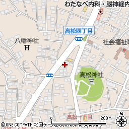 盛岡信用金庫高松支店周辺の地図