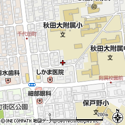 秋田県秋田市保戸野原の町9-45周辺の地図