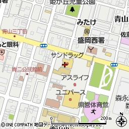 ヒラトヤ美容室　青山店周辺の地図