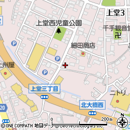 ヒラトヤ美容室　モイスチャー上堂店周辺の地図