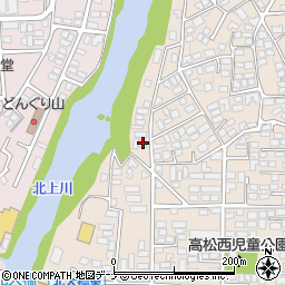 ポーラ化粧品上田営業所周辺の地図