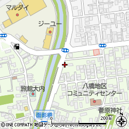 秋田パソコン家庭教師会周辺の地図